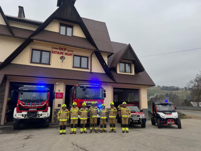 Hołd dla druha z OSP Trąbki