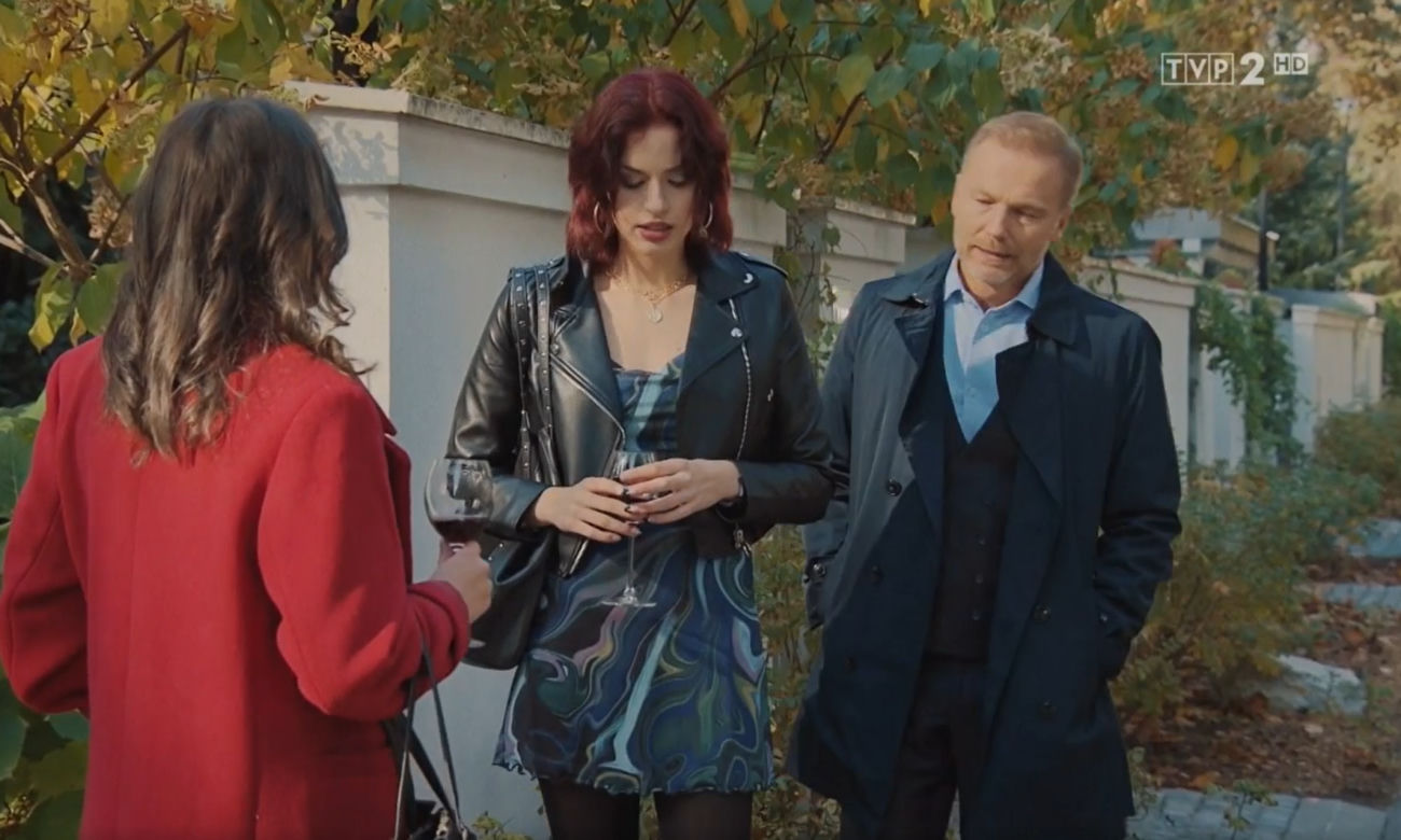 M jak miłość, odcinek 1636: Ania (Gabriela Świerczyńska), Zuza (Amelia Zawadzka), Andrzej (Krystian Wieczorek)