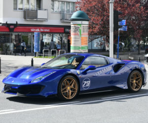 Kuba Wojewódzki w Ferrari 488 Pista Spider