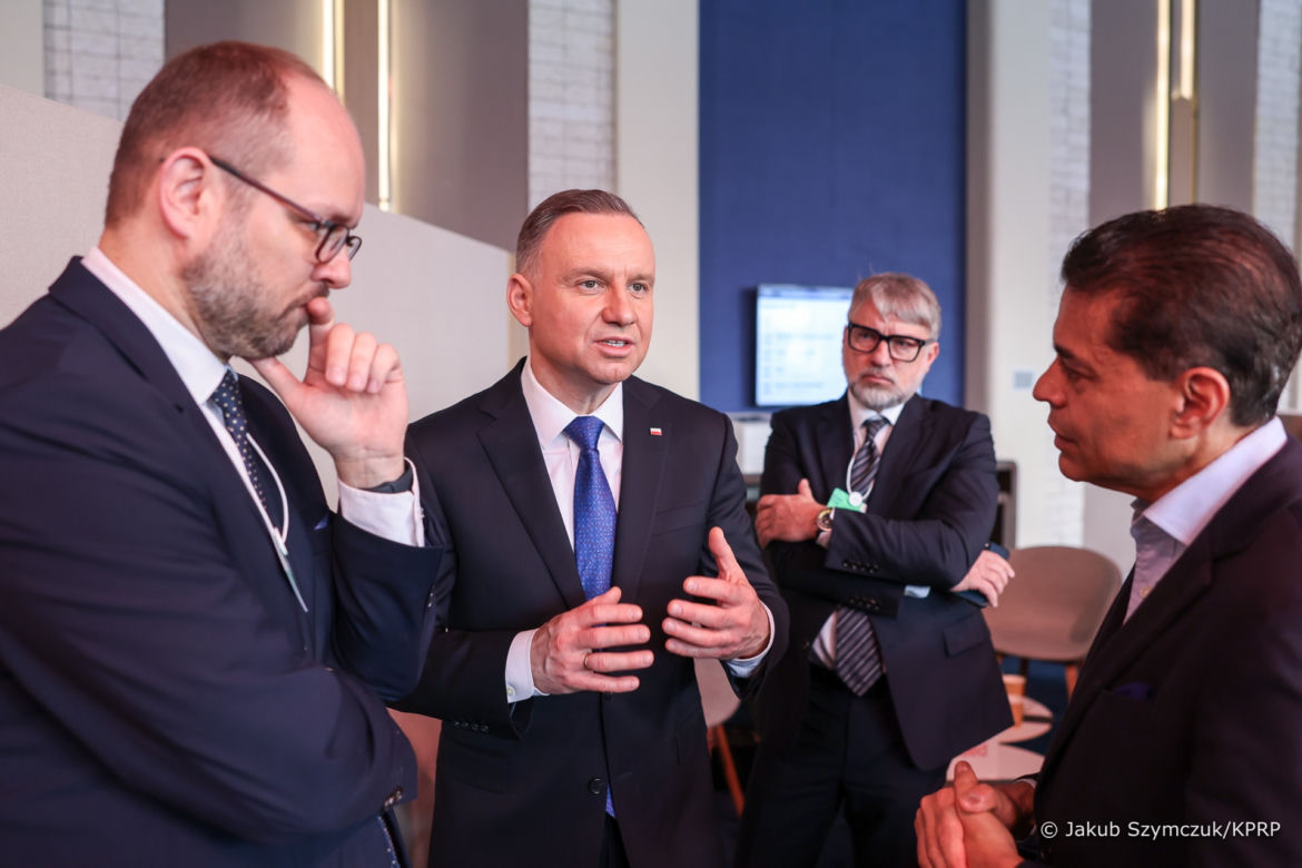 Andrzej Duda rządzi w Davos