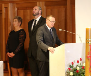 Kajetan Broniewski na pogrzebie Ireny Szewińśkiej