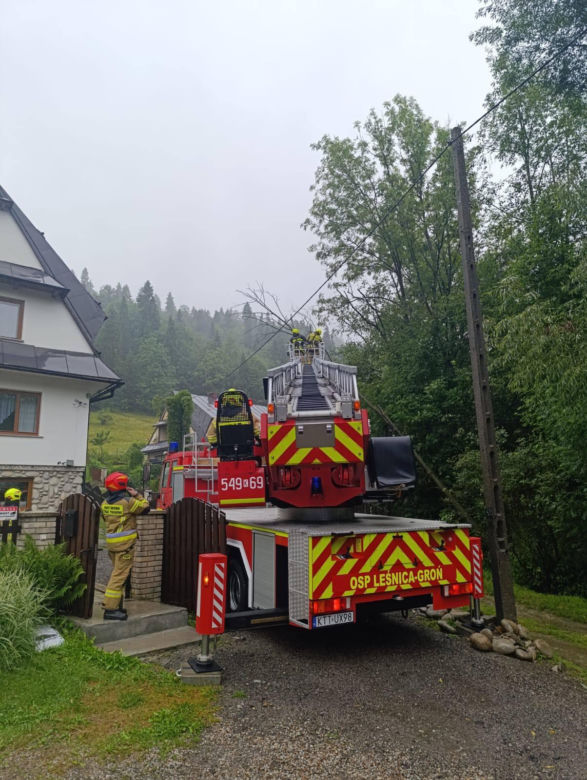 Nawałnice w Małopolsce. Służby podsumowują setki interwencji. Sytuacja wraca do normy