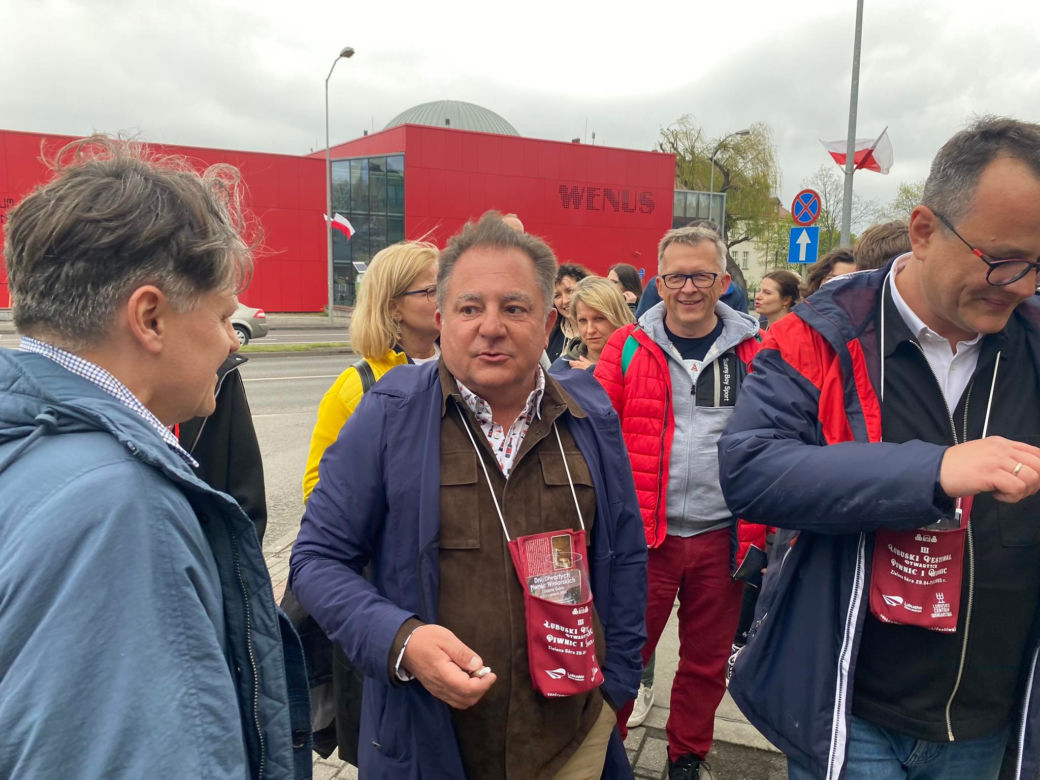 Robert Makłowicz w Zielonej Górze. III Lubuski Festiwal Otwartych Piwnic i Winnic