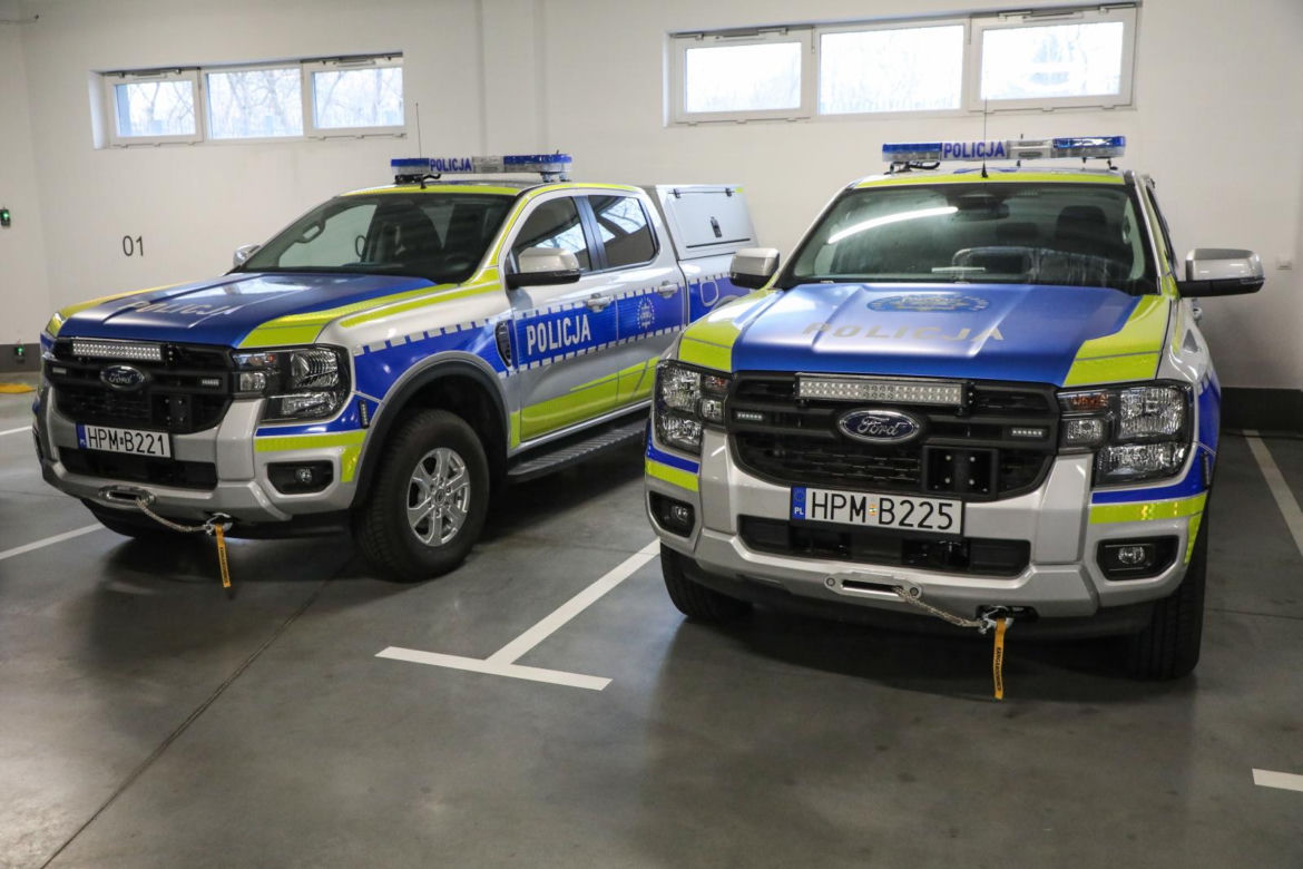 Nowe pojazdy na wyposażeniu policji na Podlasiu