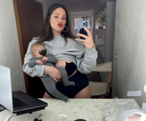 Słynna modelka plus size pokazuje się nago 3 miesiące po urodzeniu bliźniąt. Witaj brzuszku!