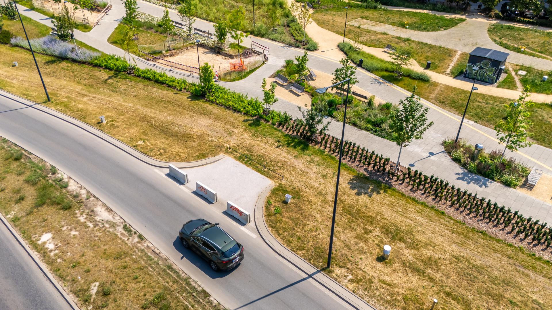 Park nad Południową Obwodnicą Warszawy w Warszawie