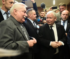 Kaczyński i Wałęsa w sądzie