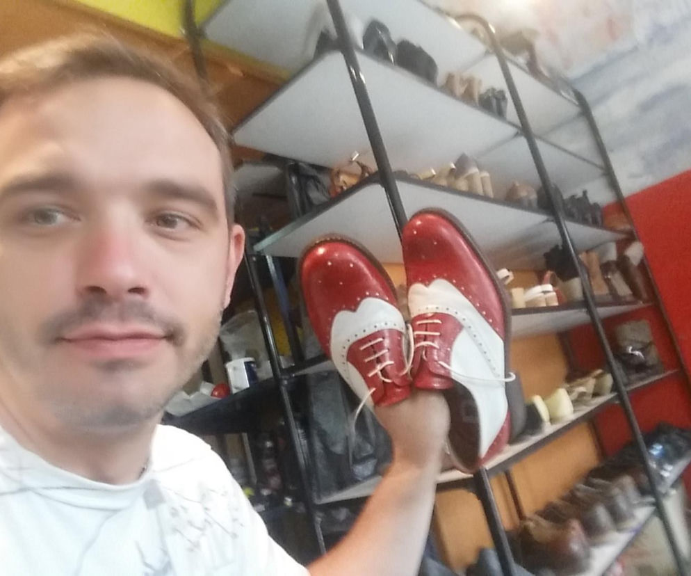 Tomasz Zimoch na meczu Polska-Portugalia będzie kibicował w butach od łódzkiego szewca!