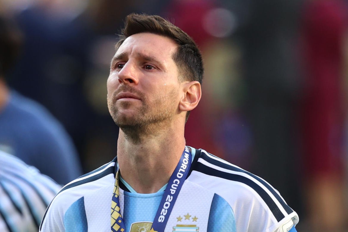 Zapłakany Leo Messi po finale MŚ 2026