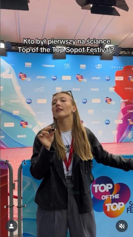 Wnuczka Grażyny Szapołowskiej podbiła Sopot! Pokazała kulisy festiwalu