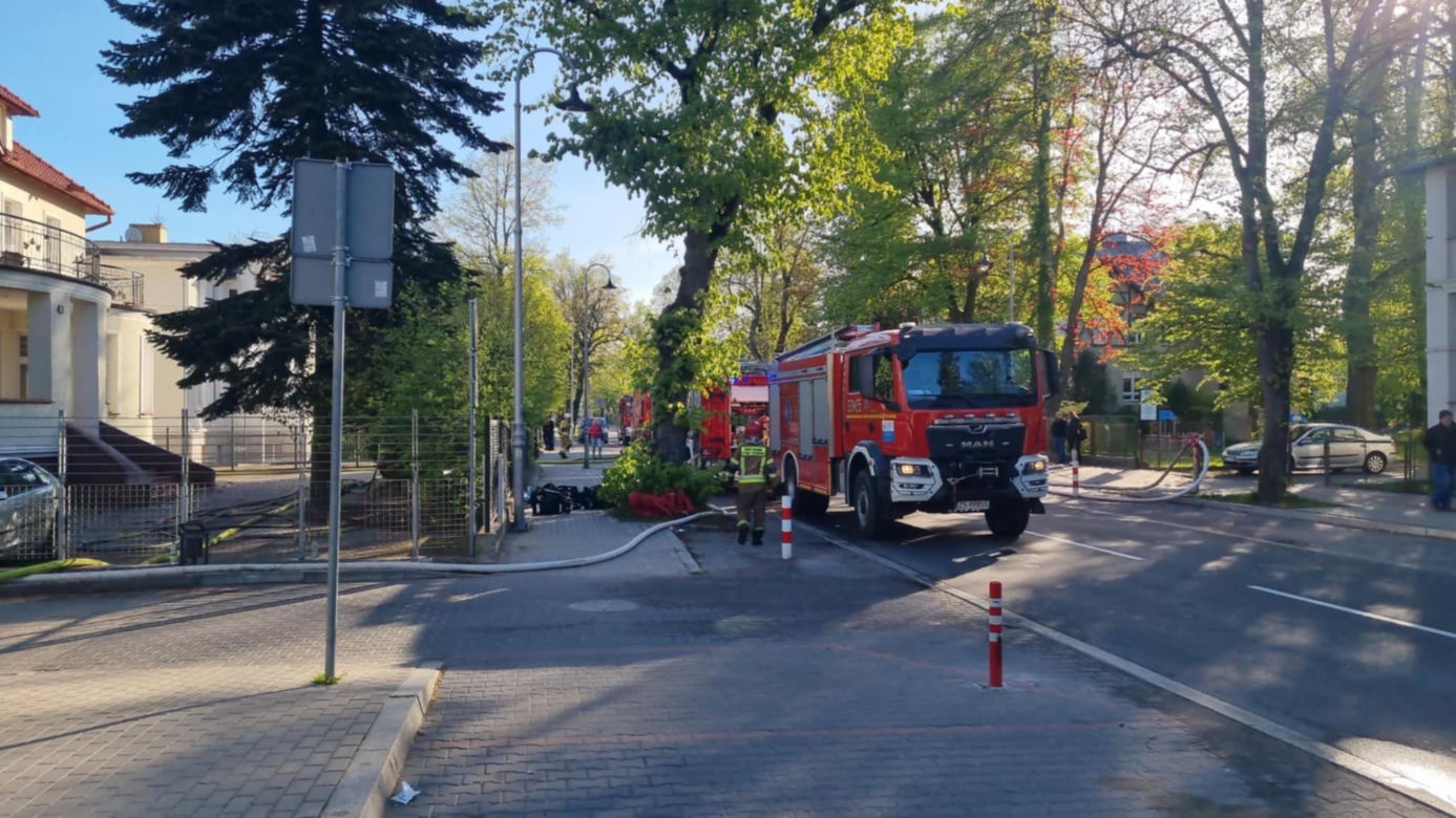 Pożar budynku przedszkola w Koszalinie. 10 osób ewakuowanych
