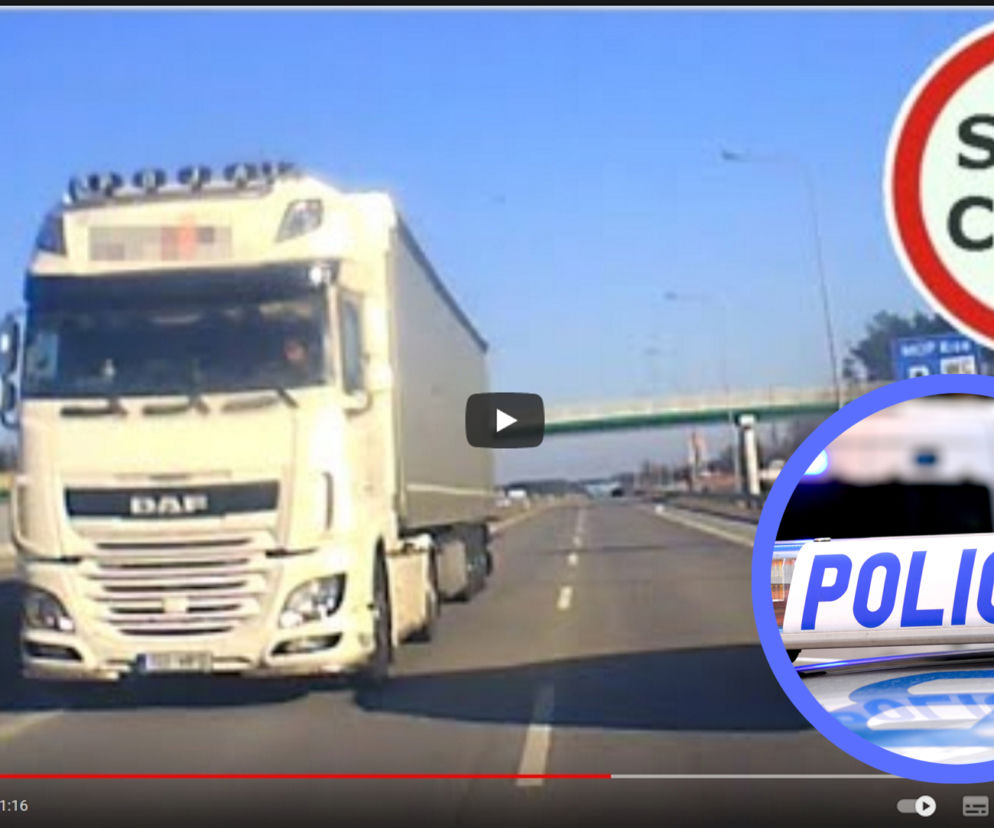 Kierowca ciężarówki pruł autostradą pod prąd. Obywatelskie zatrzymanie na S8