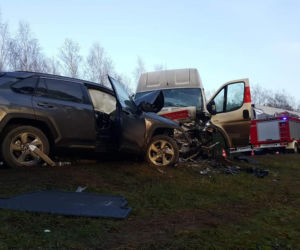 Wypadek na DK 10 w Stryszku! Są poszkodowani [ZDJĘCIA]