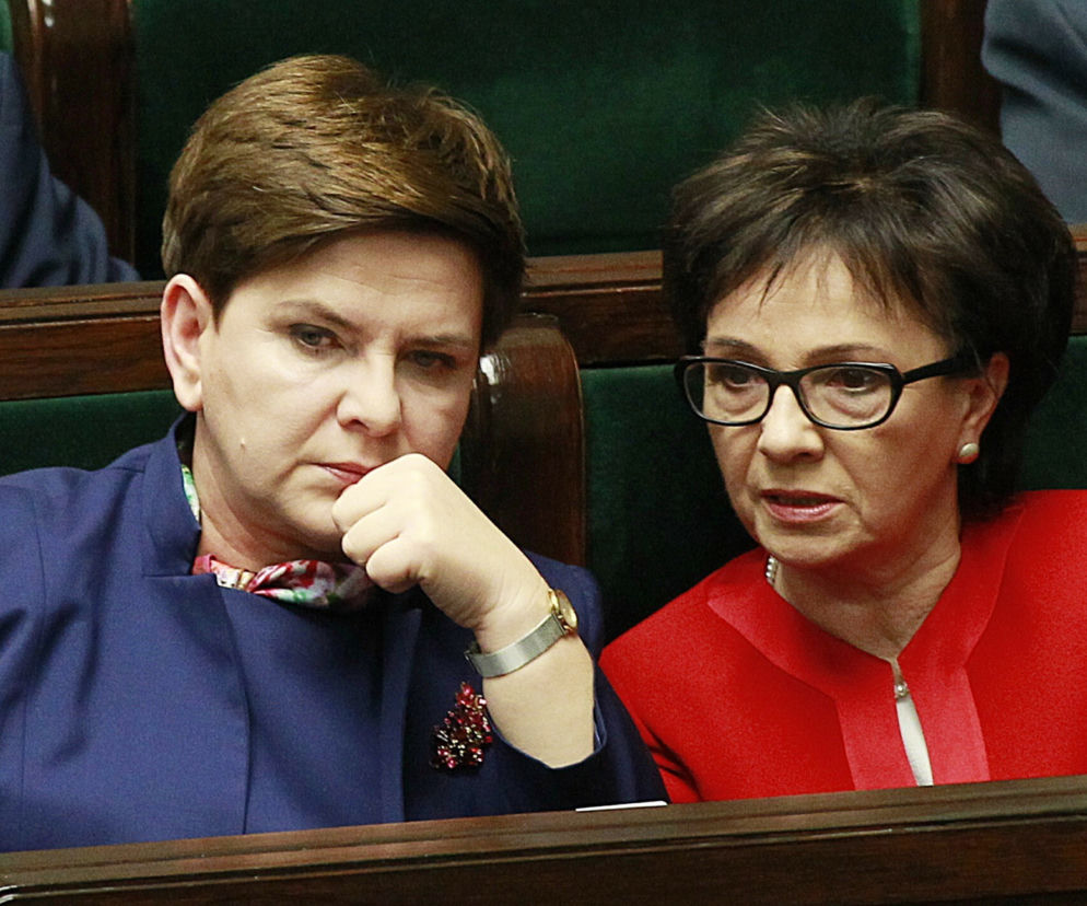Beata Szydło i Elżbieta Witek