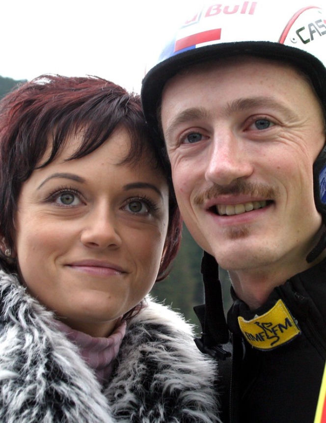 Adam Małysz i Izabela Małysz