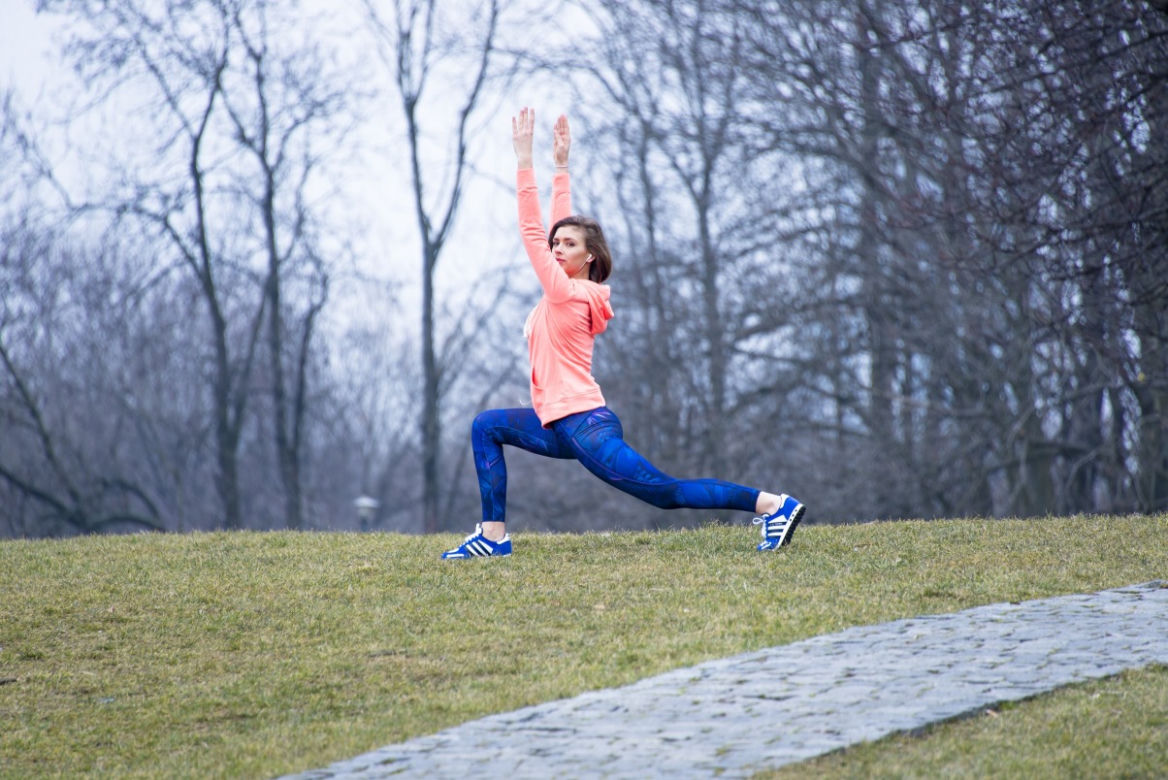 Piękna Klaudia Halejcio na sportowo na joggingu !