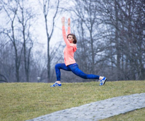 Piękna Klaudia Halejcio na sportowo na joggingu !