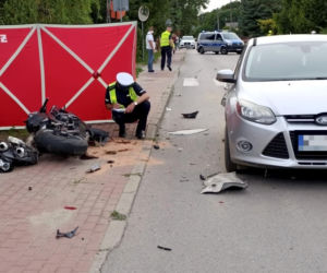 Śmiertelny wypadek pod Siedlcami! Motocyklista zginął po zderzeniu z osobówką