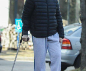 Figurski uczy się chodzić
