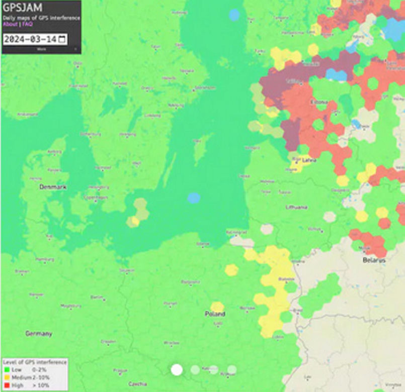 Zakłócenia GPS w Polsce! Wszystko przez Putina? Pokazano mapę