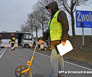 34-letnia kobieta zginęła w zderzeniu z autobusem