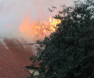Tragiczny pożar plebanii w Nowym Stawie