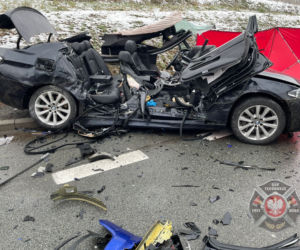Potworny wypadek w Tęgoborzu. Nie żyje 30-letni mężczyzna