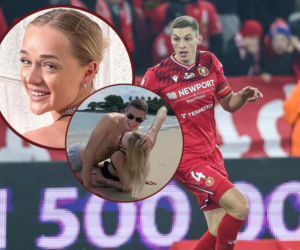 Urocza Maria Stenzel wspiera kapitana Widzewa. Miłość obudziła asa Łodzian