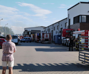 Pożar przy ul. Kasprowicza w Lublinie