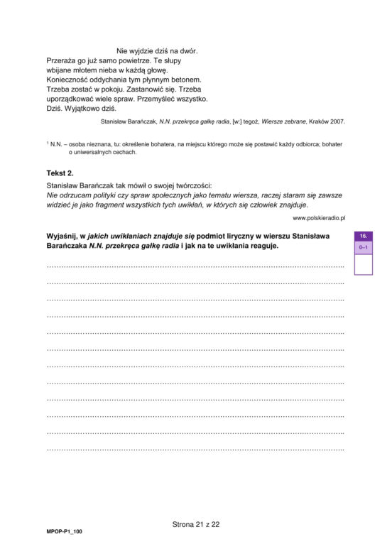 Matura próbna CKE: polski [grudzień 2022]