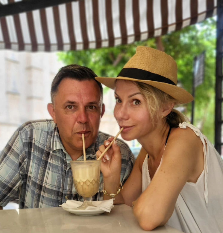 Małgorzata Opczowska na wakacjach