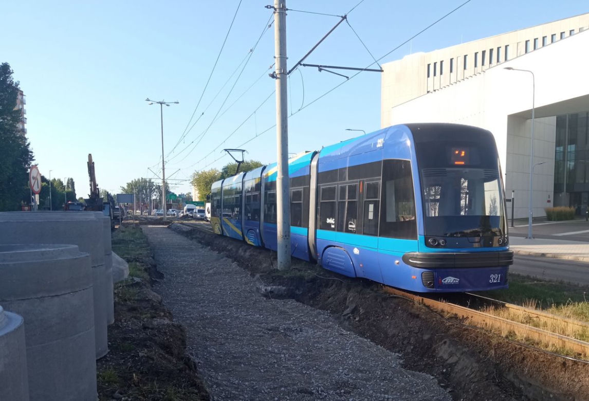 Modernizacja torowiska w centrum Torunia. Skrzyżowanie zmieni się w rondo turbinowe
