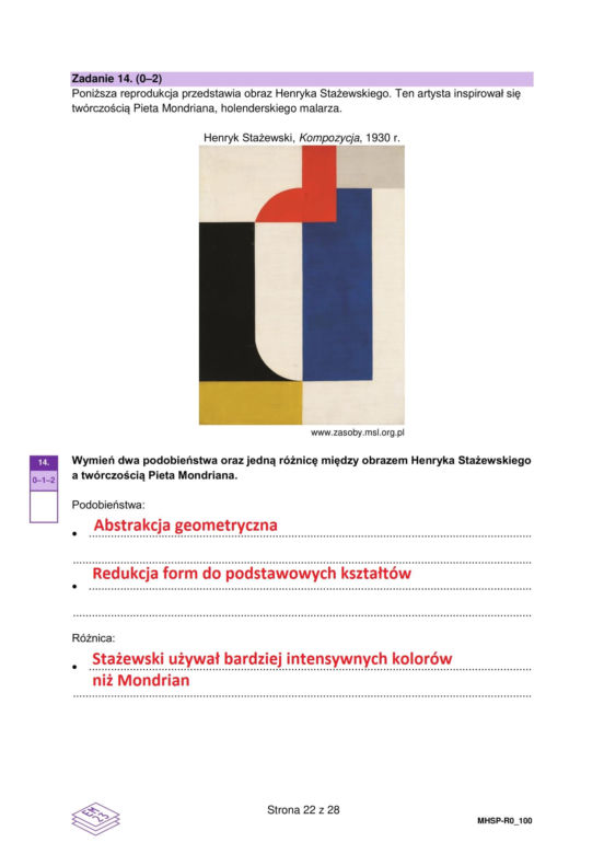 Matura 2025 historia sztuki - odpowiedzi do arkusza CKE 14.05.2025 - Formuła 2023