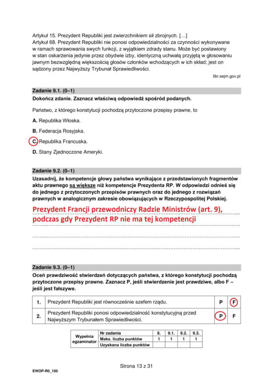 Matura 2025 WOS rozszerzony: odpowiedzi do wszystkich zadań z arkusza CKE - Formuła 2015 [13.05.2025]