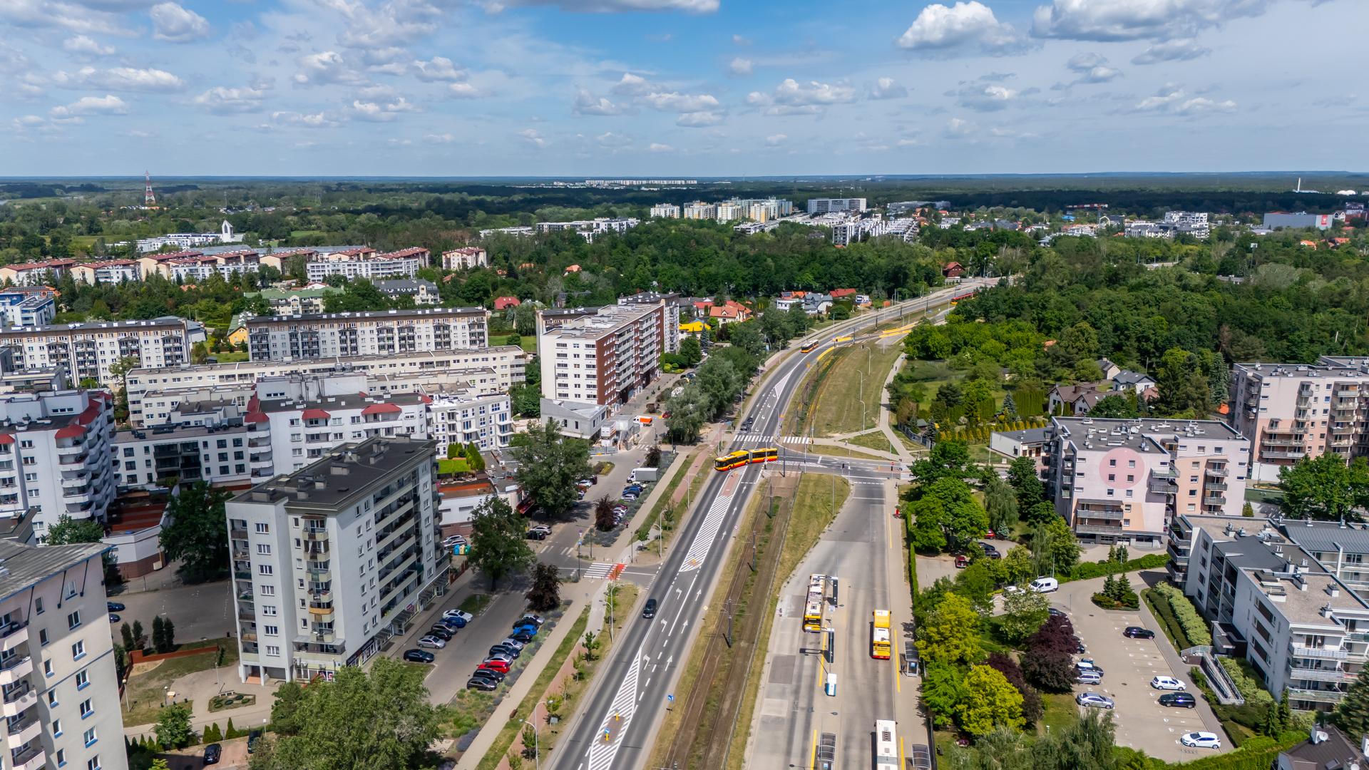 Osiedla wzdłuż ul. Światowida w Warszawie