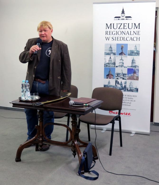 Jacek Komuda - gość siedleckiego Muzeum Regionalnego 9 lutego 2023