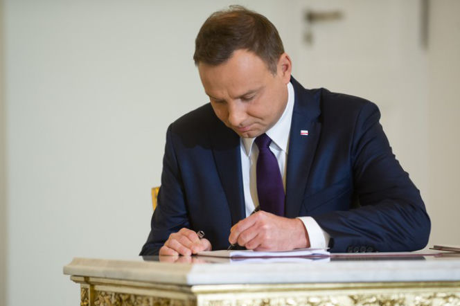Prezydent Andrzej Duda