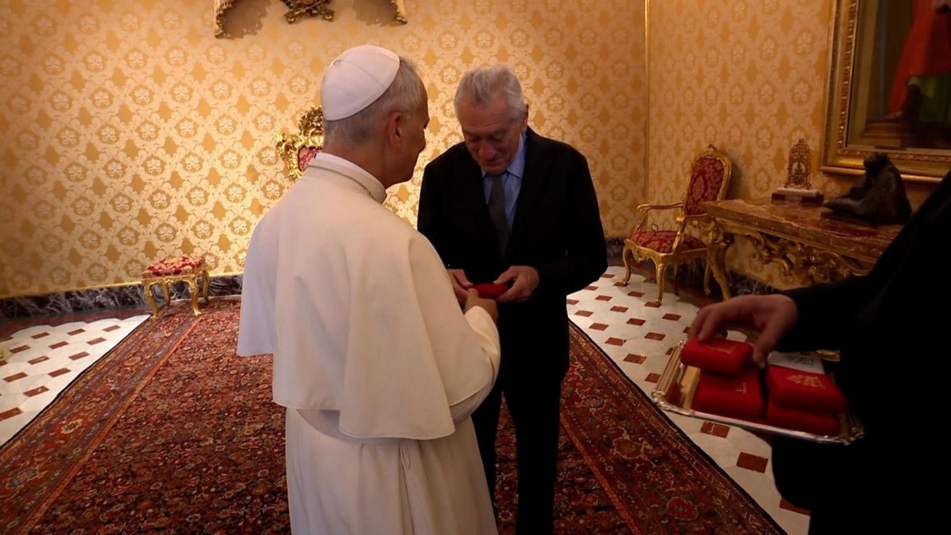 Robert De Niro odwiedził papieża. Leon XIV przemówił pierwszy