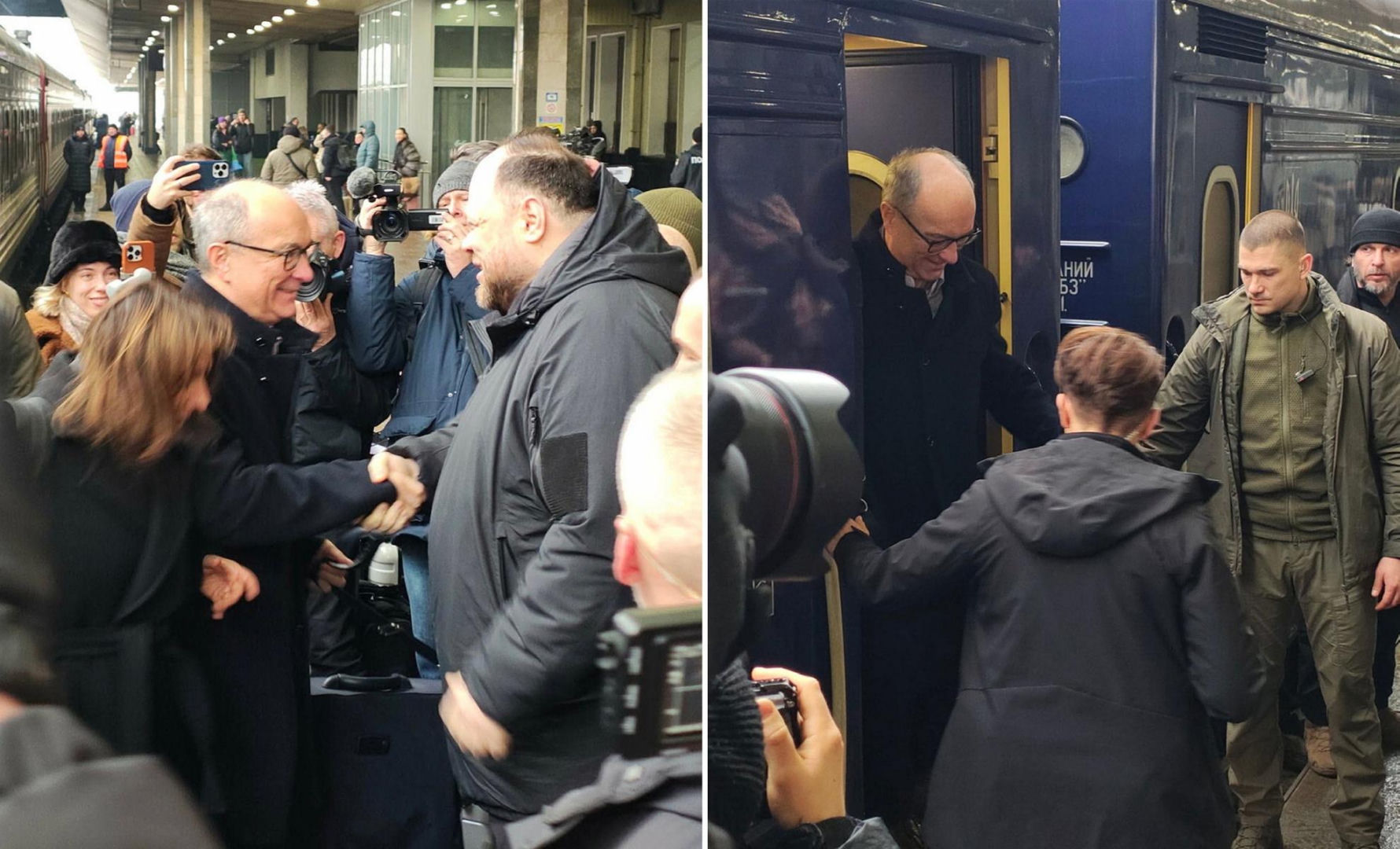 Szef Rady Najwyższej Ukrainy przywitał Smerfa Towarzysza. Marszałek przybył …