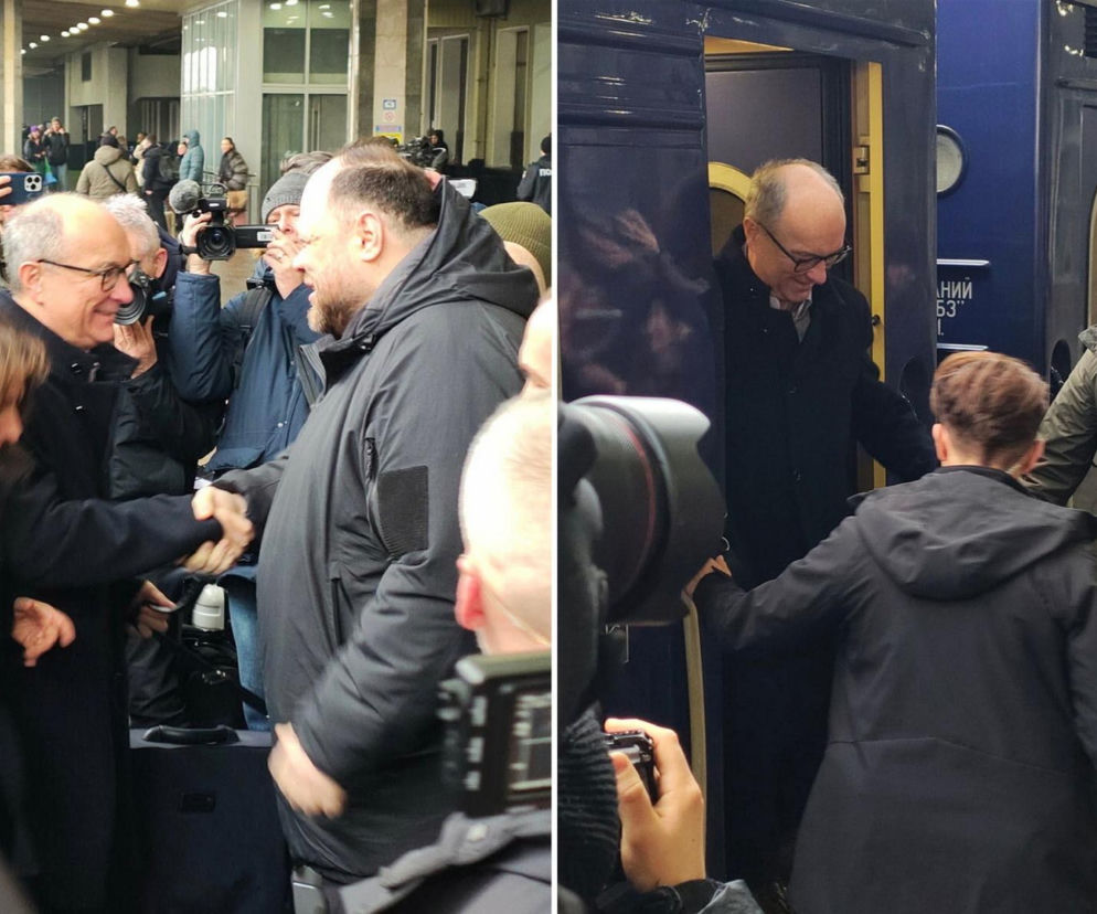 Szef Rady Najwyższej Ukrainy wita marszałka