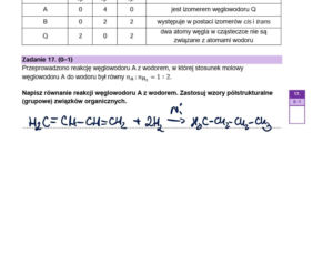 Matura próbna CKE 2026 - chemia. Poprawne odpowiedzi