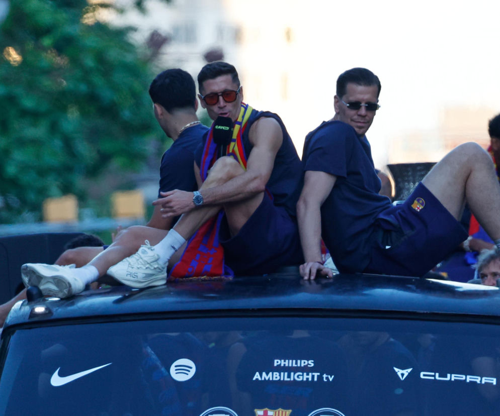 Robert Lewandowski i Wojciech Szczęsny z piwkiem przejęli stream z fety Barcelony! Łatwo tak pier...