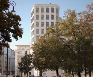 Dawny „szkieletor” przy placu Politechniki 4 w Warszawie