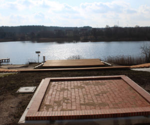 Plaża nad jeziorem Dywickim przechodzi metamorfozę. Zobacz postępy prac