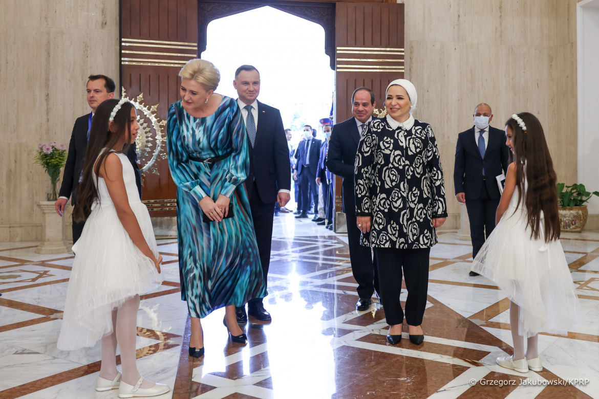 Agata Duda w Egipcie. Pierwsza dama przyćmiła wszystkich swoją stylizacją