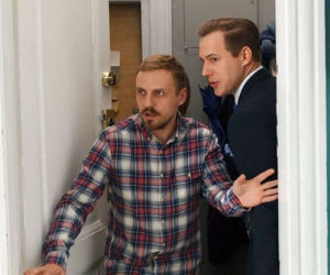 O mnie się nie martw 4 odc. 13. Krzysiek (Paweł Domagała), Marcin (Stefan Pawłowski)