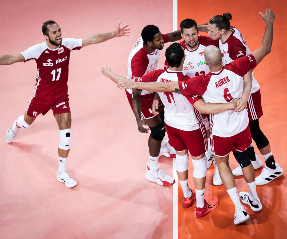 Siatkówka, Liga Narodów, Polska – Słowenia, półfinał, siatkarze, Paweł Zatorski, Michał Kubiak, Wilfredo Leon, Fabian Drzyzga, Jakub Kochanowski
