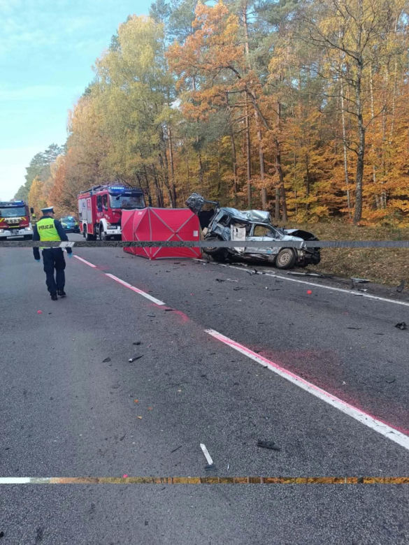We wtorek, 27 października, na drodze krajowej nr 20 w gminie Kościerzyna doszło do zderzenia trzech pojazdów