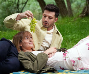 Barwy szczęścia, odc. 3285. Justin (Jasper Sołtysiewicz), Ola (Michalina Robakiewicz)