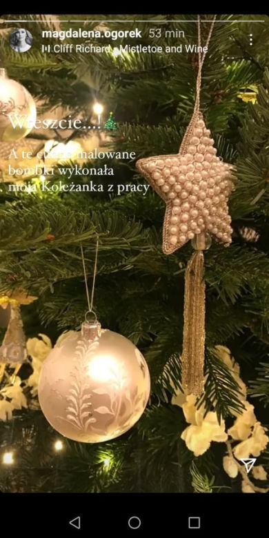 Magdalena Ogórek stroi mieszkanie na święta. Jest motyw przewodni